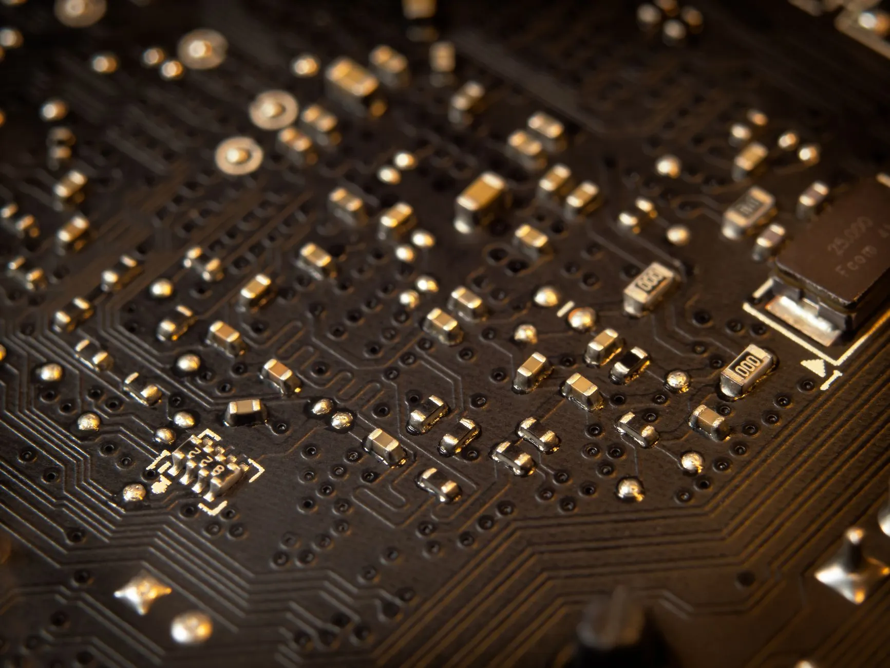 Circuit imprime composants electroniques technologie